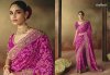 Suhag By Kimora Pure Khadi Georgette Fabric Designer Bandhej Saree